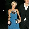 Sarah Harding leaves 24 nightclub London, England - 10.10.09 Credit Mandatory: IANS-WENN