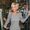 Girls Aloud Sarah Harding leaves the Ivy wearing a grey dress London, England - 15.09.09 Mandatory Credit  IANS-WENN