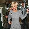 Girls Aloud Sarah Harding leaves the Ivy wearing a grey dress London, England - 15.09.09 Mandatory Credit  IANS-WENN