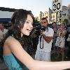 Selena Gomez gives away tickets of her show to fans in Sherman Oaks Los Angeles.