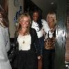 Spice Girls Geri Halliwell, Melanie Brown, Melanie Chisholm and Emma Bunton arrive at their hotel London, England - 16.09.09 Mandatory Credit  IANS-WENN