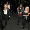 Spice Girls Geri Halliwell, Melanie Brown, Melanie Chisholm and Emma Bunton arrive at their hotel London, England - 16.09.09 Mandatory Credit  IANS-WENN