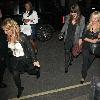 Spice Girls Geri Halliwell, Melanie Brown, Melanie Chisholm and Emma Bunton arrive at their hotel London, England - 16.09.09 Mandatory Credit  IANS-WENN