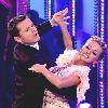 Chris Hollins and Ola Jordan compete on 'Strictly Come Dancing'. Shown on BBC1

England