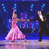 Chris Hollins and Ola Jordan compete on 'Strictly Come Dancing'. Shown on BBC1

England