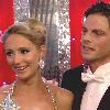 Chris Hollins and Ola Jordan compete on 'Strictly Come Dancing'. Shown on BBC1

England