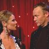 Chris Hollins and Ola Jordan compete on 'Strictly Come Dancing'. Shown on BBC1

England