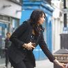 The One Show presenter Christine Bleakley
arriving at a central London hotel.