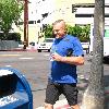 UFC fighter Chuck Liddell
 Goes for lunch with his dance partner during a break
while rehearsing for the new series of