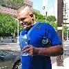 UFC fighter Chuck Liddell
 Goes for lunch with his dance partner during a break
while rehearsing for the new series of