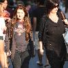 Abigail Breslin 
shopping in Hollywood with her mum.