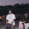 Adam Sadler arriving with his daughters Sunny Madison and Sadie Madison at the Malibu Chili Cook off Carnival sponsored by the Kiwanis ClubLos Angeles.