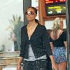 Aisha Tyler going to the movies in Hollywood.