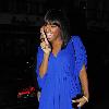 'The X Factor' winner Alexandra Burke in high spirits as she leaves the BBC Radio One studios after her song called 'Bad Boys' went to No 1 in the charts. London.