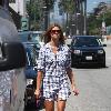 Ali Landry returns to her car after running some errands in Beverly HillsLos Angeles.