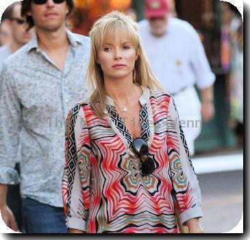 Amanda Holden and her husband Chris Hughesspend the afternoon at a park with their daughter LexiHollywood.