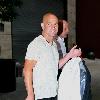 Andre Agassi leaving his Manhattan hotel New York City.