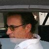 Andy Garcia pictured in his car after dining at the Ivy Restaurant in Beverly Hills. Los Angeles.