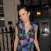 Actress Anna Friel leaves the Theatre Royal, having had her final night of rehearsals for her latest stage production, Breakfast At Tiffany's. Anna was wearing a stunning dress, but appeared rather camera shy as she left the venue.