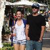 Brody Jenner and Jayde Nicole go shopping at the Aple store in Hollywood.