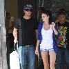 Brody Jenner and Jayde Nicole go shopping at the Aple store in Hollywood.