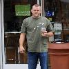 **Exclusive**UFC fighter Chuck Liddell shows of his pedicure at Coffee Bean during a break from rehearsing for the new series of 'Dancing With the Stars'Los Angeles.