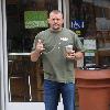 **Exclusive**UFC fighter Chuck Liddell shows of his pedicure at Coffee Bean during a break from rehearsing for the new series of 'Dancing With the Stars'Los Angeles.