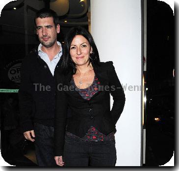 Davina McCall and Matthew Robertson