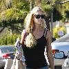 Denise Richards grocery shopping at Gelson's Markets at the Pacific Palisades.