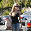 Denise Richards grocery shopping at Gelson's Markets at the Pacific Palisades.