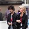 **Exclusive**Denise Van Outen and her husband Lee Meadout and about in Edinburgh, where she is starring in the Fringe Festival in a production of 'Blondes'Edinburgh.