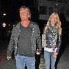 Dennis Quaid and his wife Kimberly Buffington leave Mr Chows by the back door trying to outsmart the paparazzi. Quaid also joked that he was with another woman and didn't want to be seen, but was promptly rebuffed by his wife Kimberley
London, England - 31.08.09
***Not Available for use in the Evening Standard, London Lite, or London Paper. Available for the rest of the world***
Credit: IANS- WENN