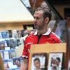 **Exclusive**Dominic Monaghan out shopping in Hollywood wearing a Manchester United football club T-Shirt Los Angeles.