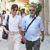 Dustin Hoffman runs errands with a broken finger in Beverly HillsLos Angeles.