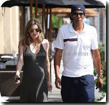 Ellen Pompeo with her husband