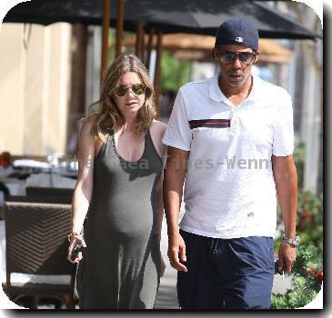 Ellen Pompeo with her husband