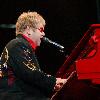 Elton John performing live in concert during his 'Red Piano Tour' at the Ahoy Stadium.Rotterdam.