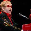 Elton John performing live in concert during his 'Red Piano Tour' at the Ahoy Stadium.Rotterdam.