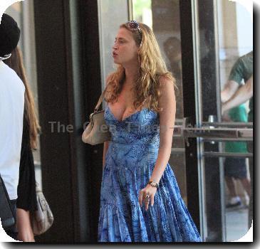 Estella Warrenand a friend go to the Movie Theater in Hollywood. Los Angeles.