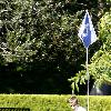 Cruz Beckham, Victoria Beckham and David Beckham's children playing golf at a park in Beverly Hills Los Angeles.