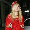 Fearne Cotton 
leaving BBC Radio 1 studios.