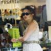 Helena Bonham Carter shopping in Malibu.