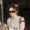 Helena Bonham Carter shopping in Malibu.