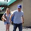 Hilary Duff and Mike Comrie
arriving together at Hugos Restaurant for lunch
Los Angeles, California - 29.08.09
Credit: (Mandatory) WENN/IANS