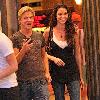 Derek Hough and Shannon Elizabeth
leaving a movie theatre in Hollywood.