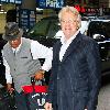 Jerry Springer poses for photographs as he arrives at his Manhattan hotelNew York City.