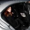 Julianne Moore 
leaving her Mayfair hotel on her way out for dinner.