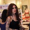 Kat Von Dout shopping in HollywoodLos Angeles.