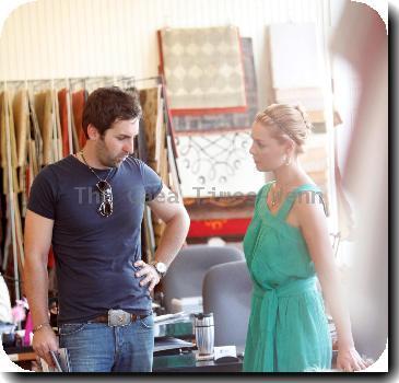 Katherine Heigl shops on Robertson Boulevard with husband Josh Kelley Los Angeles.