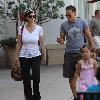 Kiersten Warren and family out shopping in Hollywood.Los Angeles.